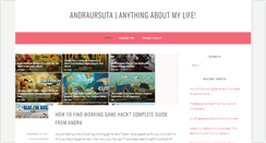 Desktop Screenshot of andraursuta.com