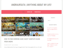 Tablet Screenshot of andraursuta.com